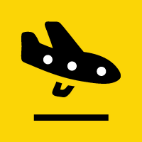 Gayther Map Icon - Airport Arrivals (200px)