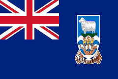 Falkland Islands (Las Malvinas) Flag