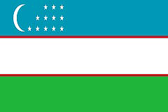 Uzbekistan Flag