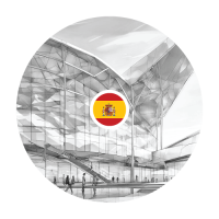 Gayther Enhanced - Adolfo Suárez Madrid–Barajas Airport - Icon B&W