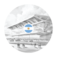 Gayther Enhanced - Aeroparque Jorge Newbery - Icon B&W