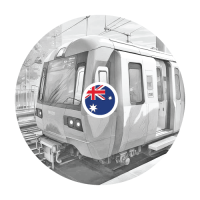 Gayther Enhanced - Sydney Metro (Metro) - Icon B&W
