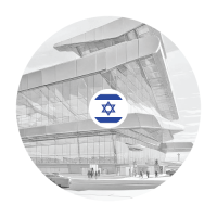 Gayther Enhanced - Ben Gurion International Airport - Icon B&W