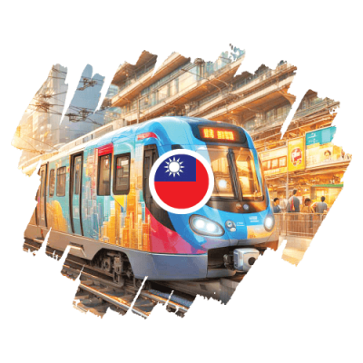 Gayther Enhanced - Taipei Mass Rapid Transit (MRT) - Main Colour